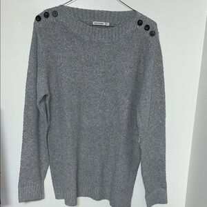 Gray Crew Neck Sweater
